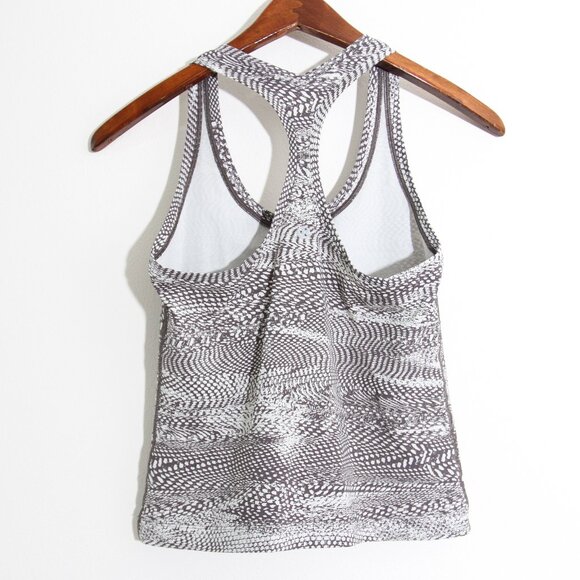 Lululemon Cool Racerback II Tank Top *Race Length Swerve Vapor Metal Grey Size 6 - Picture 9 of 9